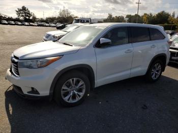  Salvage Toyota Highlander