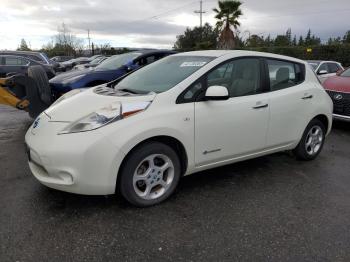  Salvage Nissan LEAF