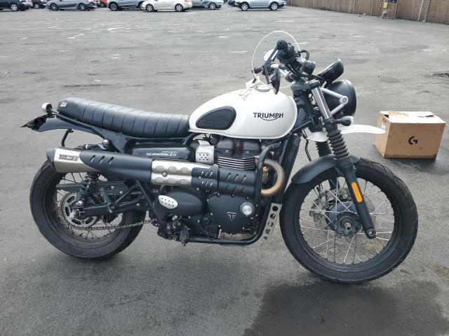  Salvage Triumph Motorcycle Street