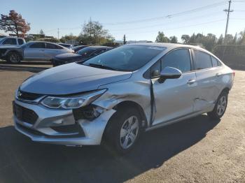  Salvage Chevrolet Cruze