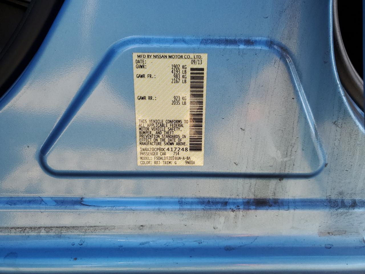 Nissan LEAF S Image 7