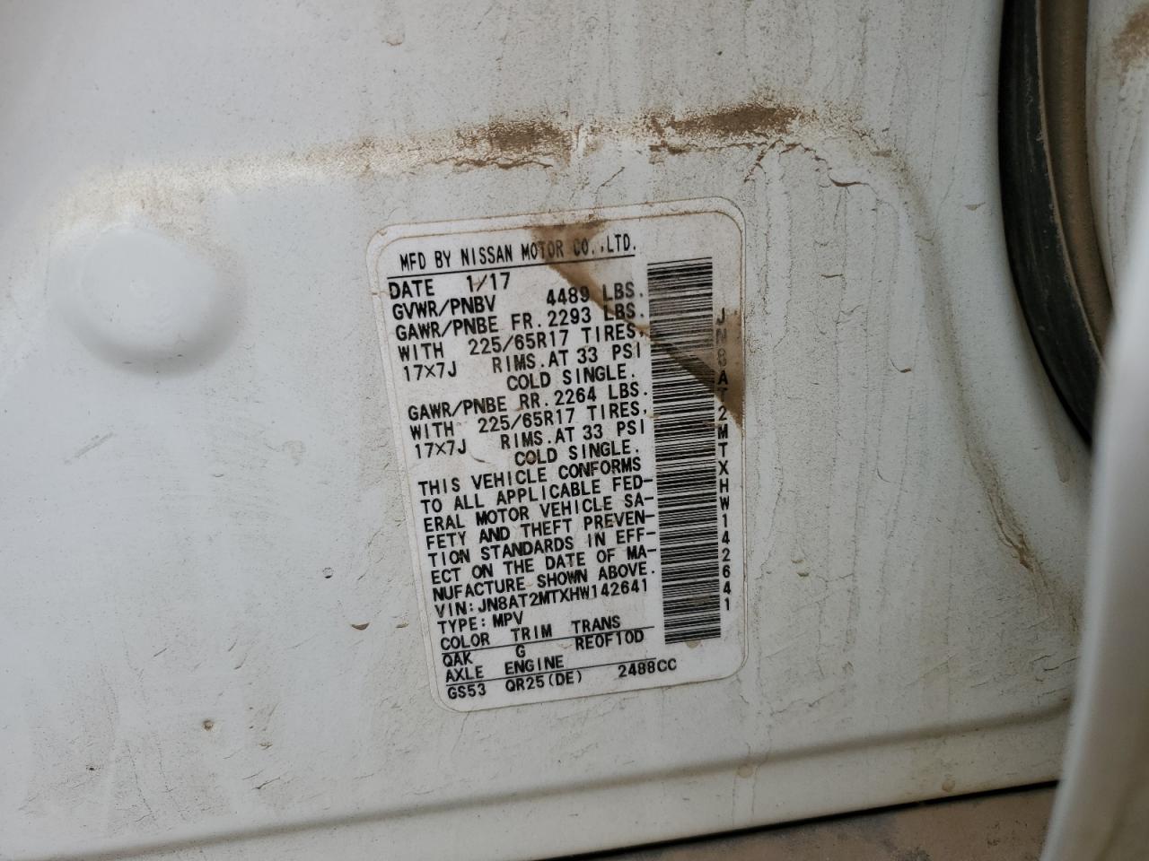 Nissan Rogue S Image 6