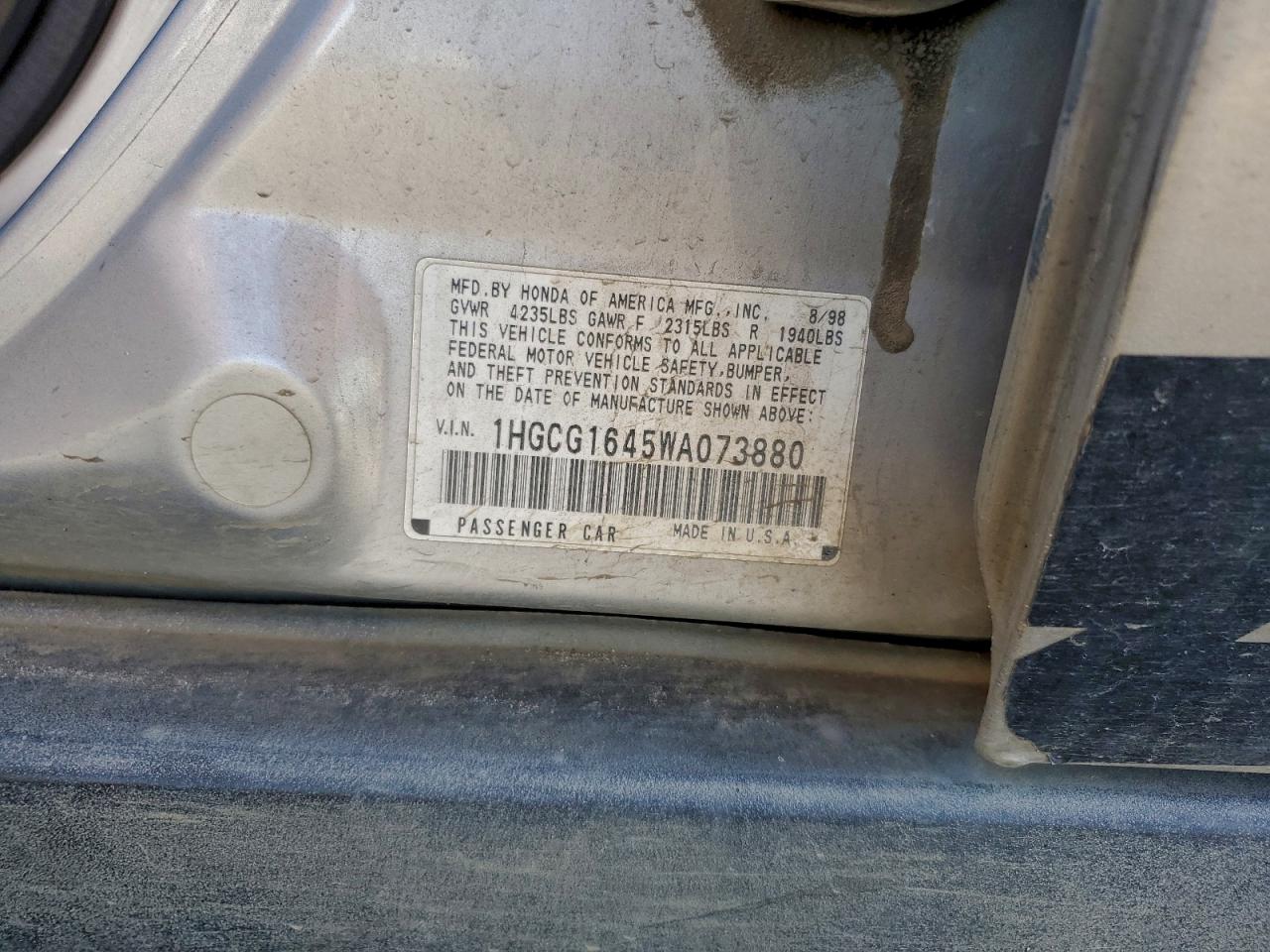 Honda Accord Lx Image 12