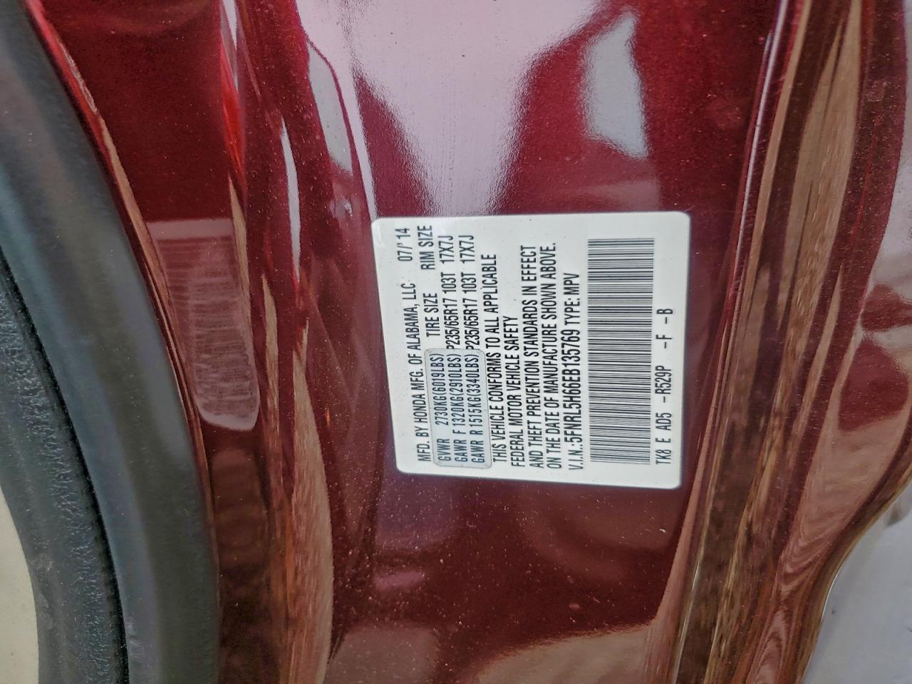 Honda Odyssey Exl Image 8