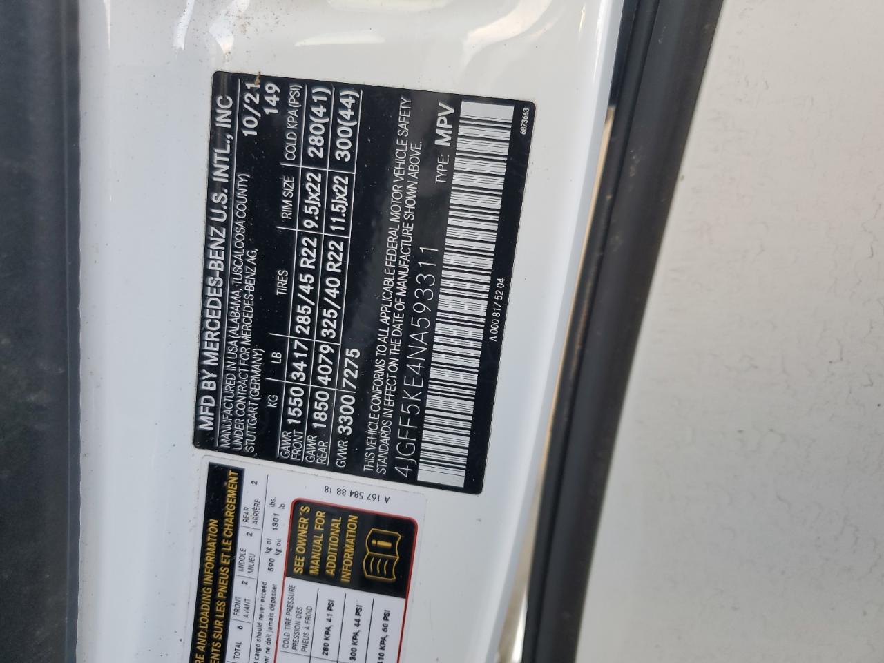 Mercedes-Benz Gls-class 450 4matic Image 12