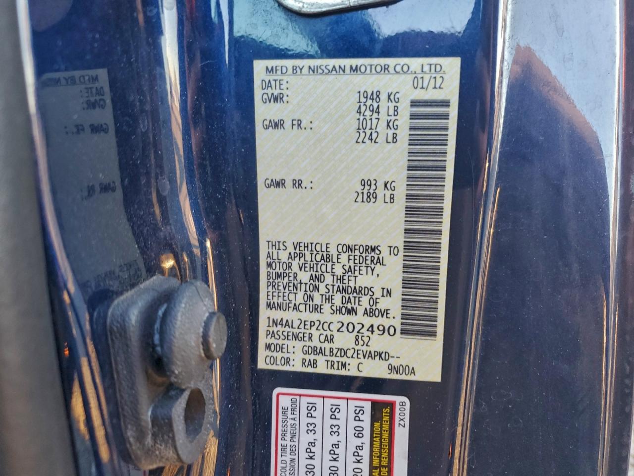 Nissan Altima S Image 10