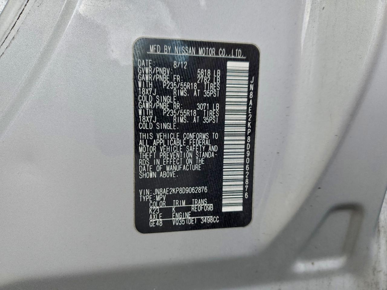 Nissan Quest S Image 8