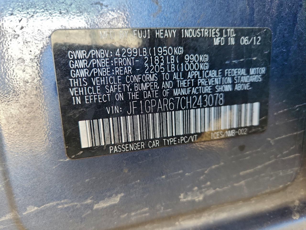 Subaru Impreza Sport Limited Image 12